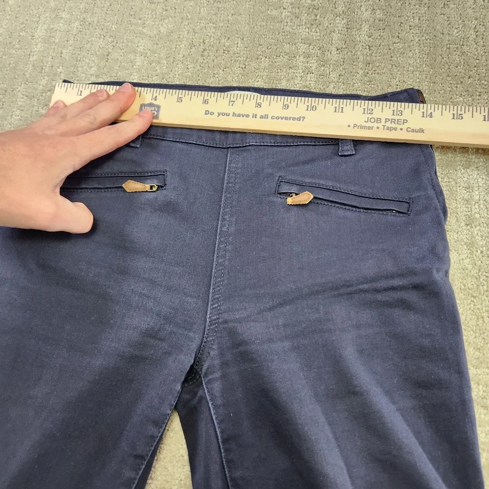 Tory Burch Pants‎ Women 25 Riding Breeches Equestrian Blue Stretch Horse Back